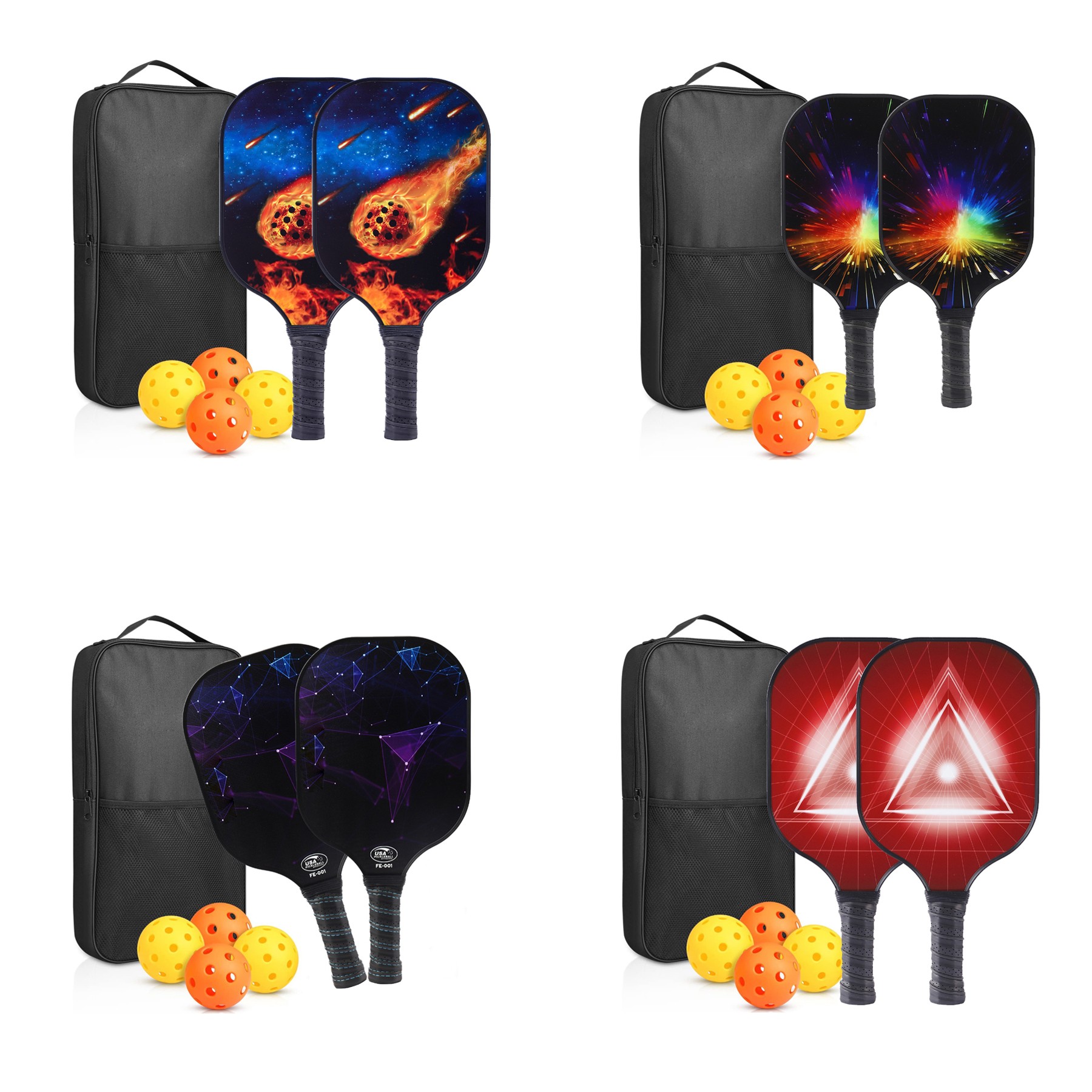 Pickleball-Paddles-Set of 4 For kids & Adult 12