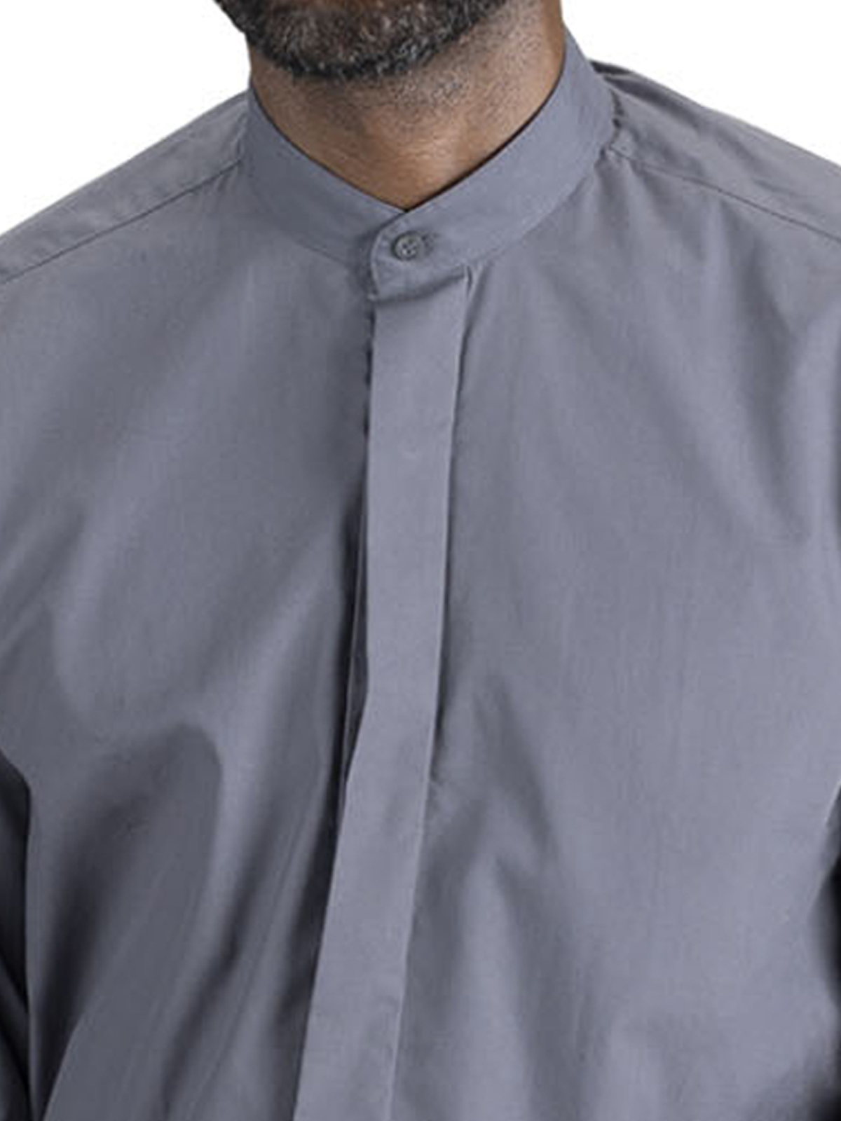 Edwards Shirts & Blouses - Men's Pocketless Banded Collar Shirt 1