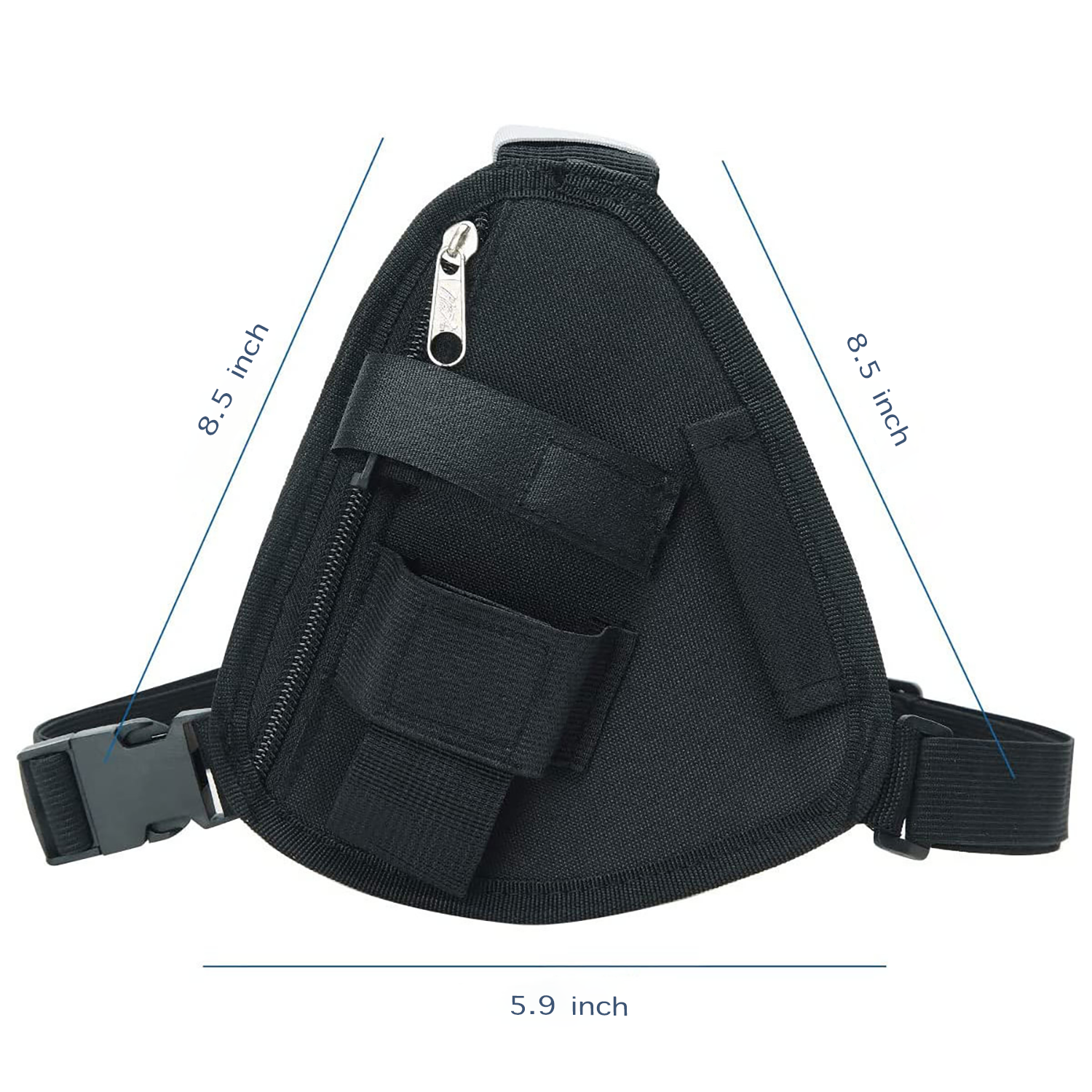 Walkie-Talkie Multi-Functional Triangular Chest Bag 13