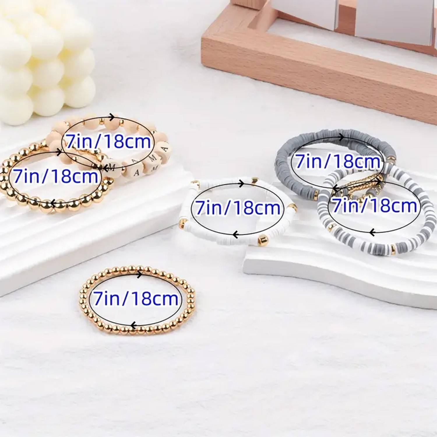 7-Piece Vibrant Surfer Bracelet Set 3