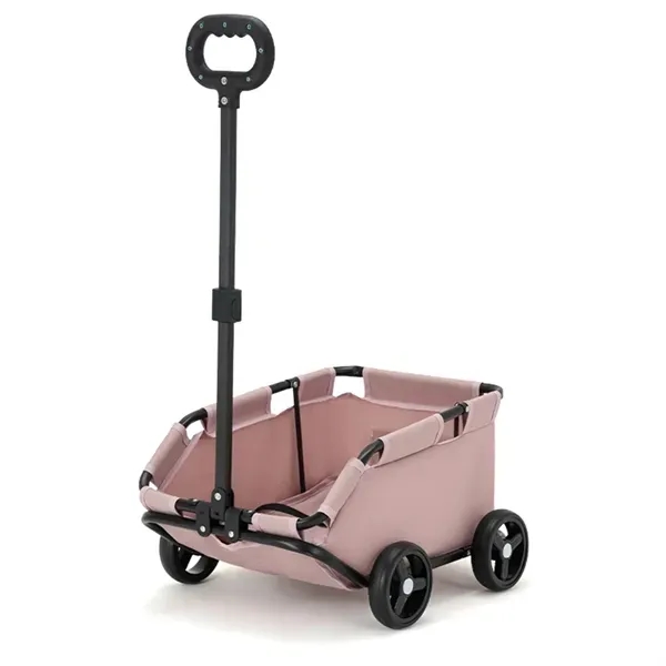 Folding Pet Carrier Cart - Portable and Convenient 1