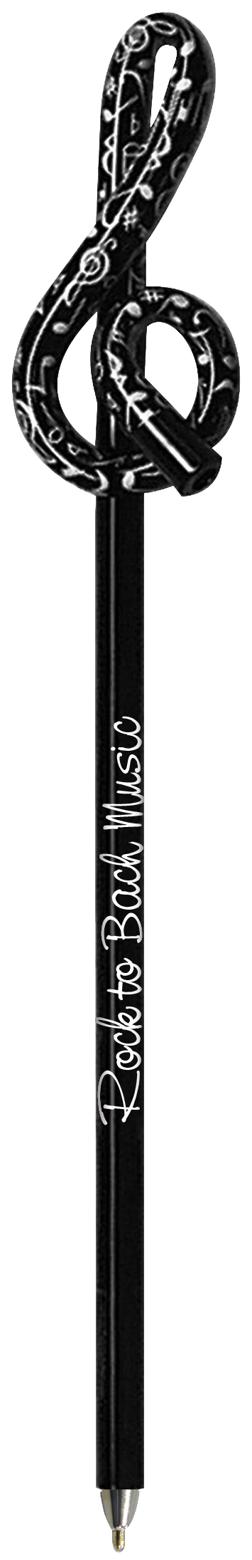 Treble Clef Multi-Color Inkbend Standard, Bent Pen
