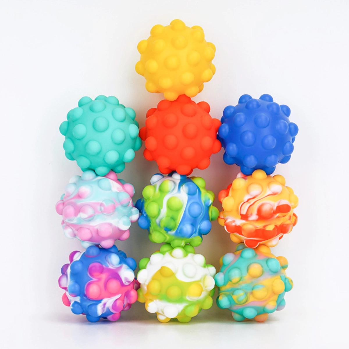 Custom 3D Squeeze Resistant Soft Pop Stress Balls Toys 2