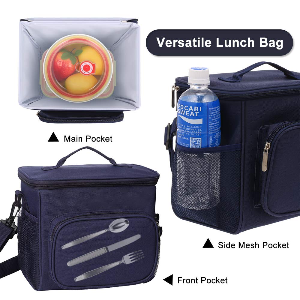 Insulated Lunch Box Soft Cooler Cooling Tote 4