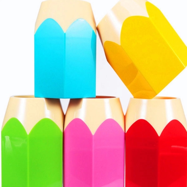 Pencil Shape Plastic Pen Holder 5