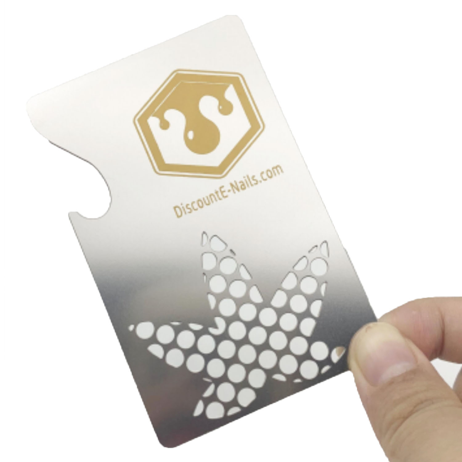Cannabis Stainless Steel Card Grinder