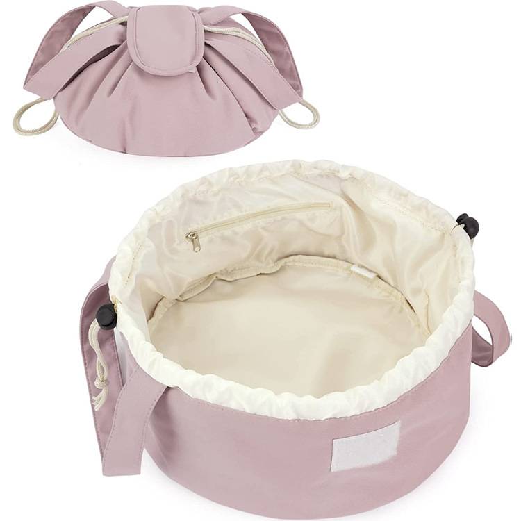 Portable Zipper Drawstring Makeup Bag 2