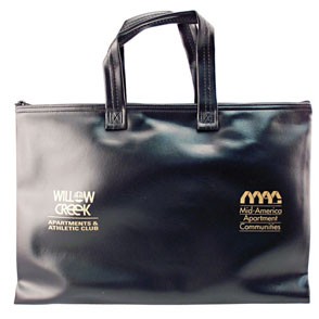 TexOLeather Vinyl Zippered Portfolio 18