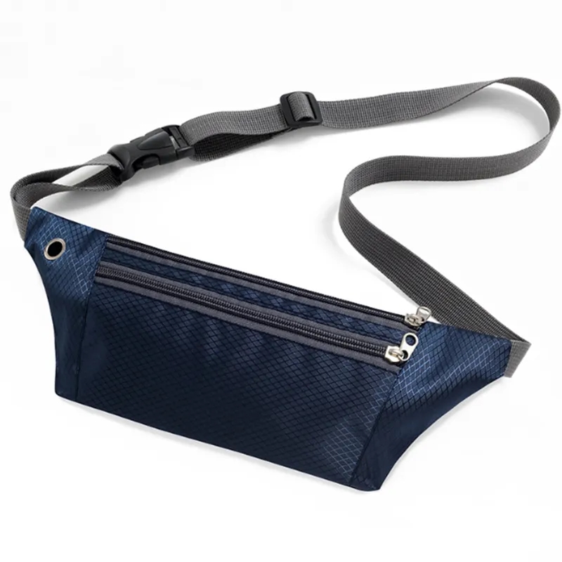 Waterproof Fanny pack With 3-Zipper Pockets 4