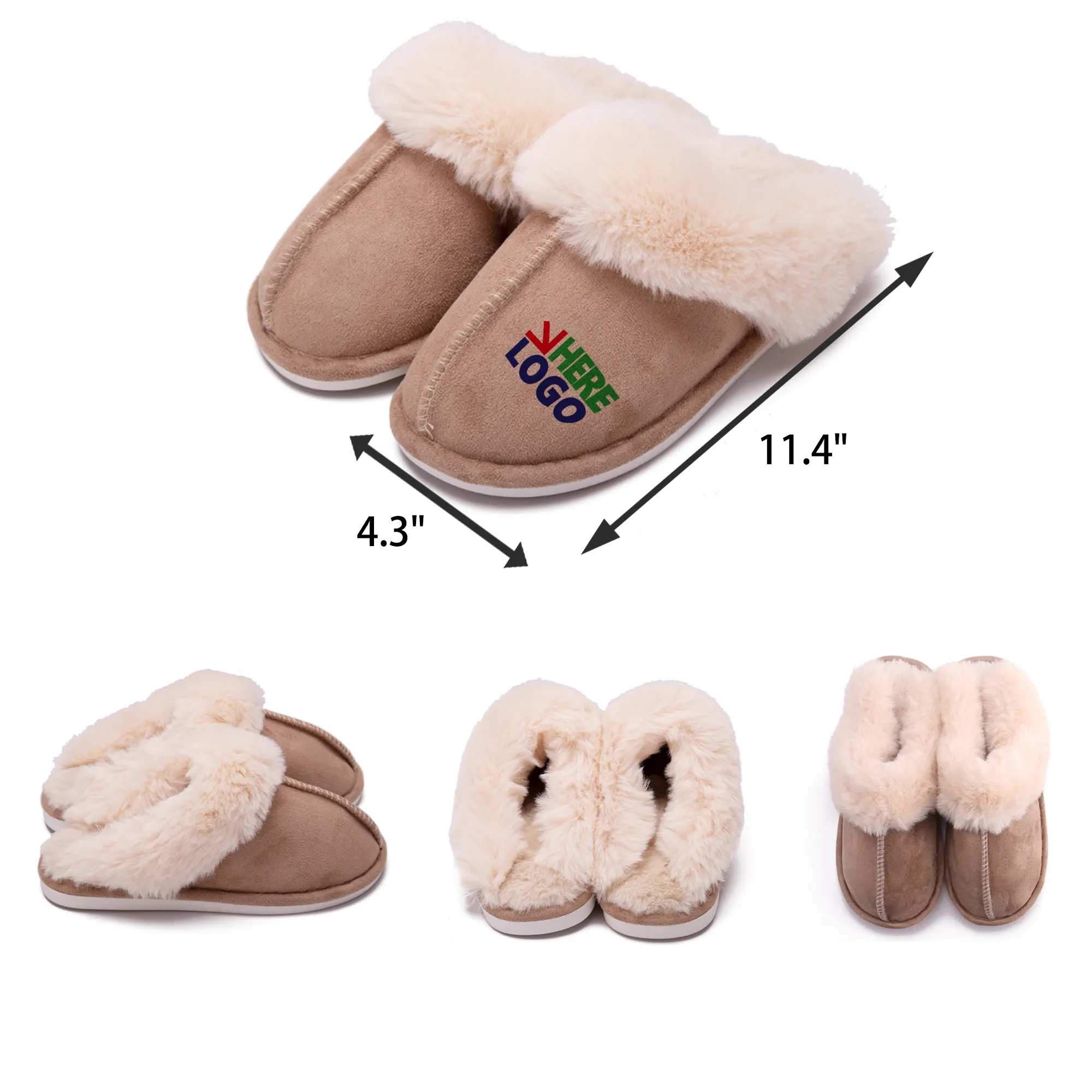 Home Warm Plush Slippers 2