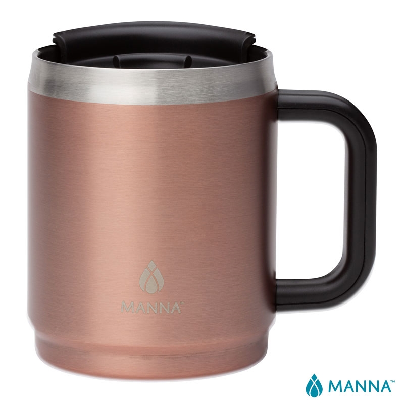 Manna™ 14 oz. Boulder Stainless Steel Camping Mug w/ Handle 16