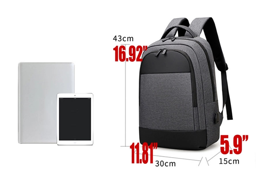 Custom  Business  Large Capacity Laptop Bags with USB  Port 13