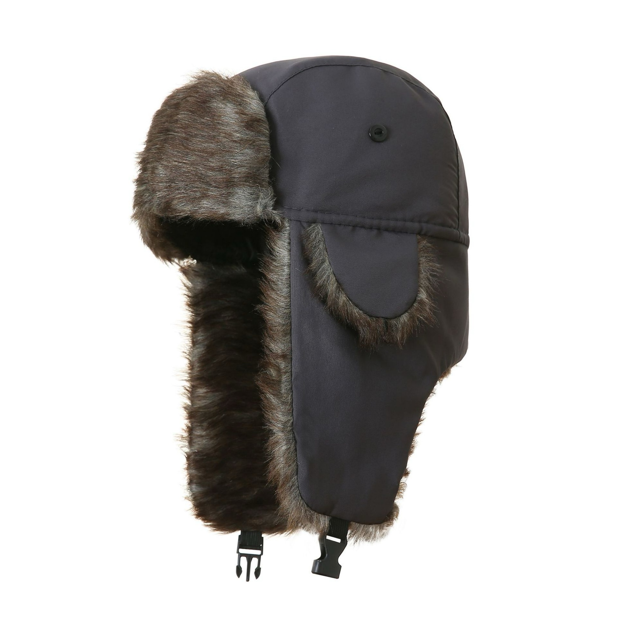 Insulated Faux Fur Aviator Hat for Snowy Conditions 8