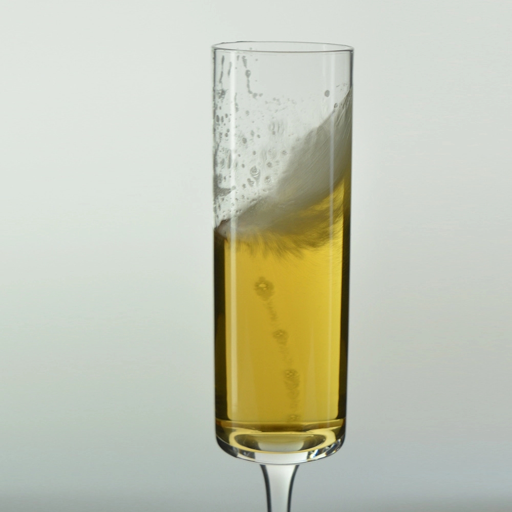 Custom 6.8 oz Champagne Flutes 6