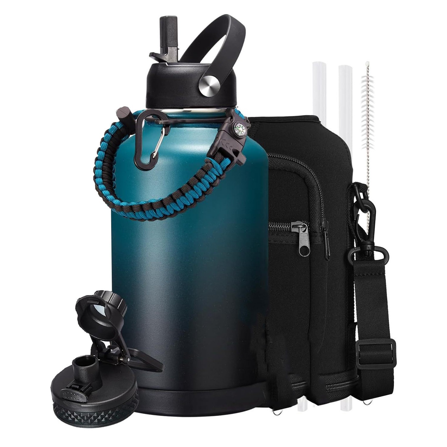 64oz Stock outdoor working camping trip vacuum thermo bottle, custom water bottle with logo imprint 10