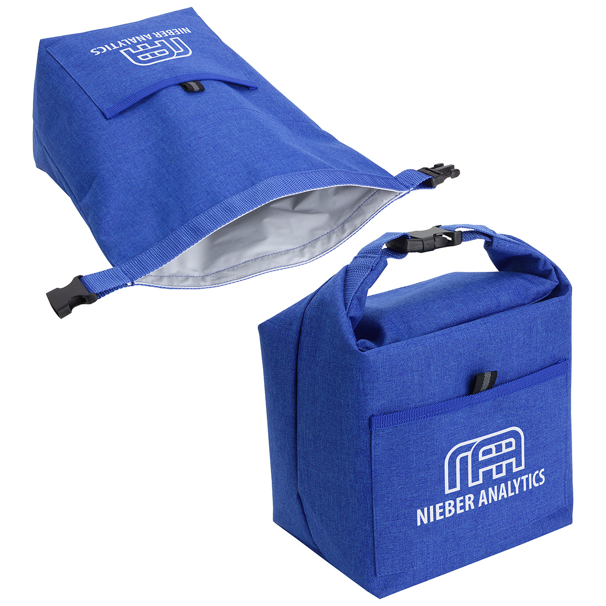 Bellevue Heathered Polyester Insulated Lunch Tote 31
