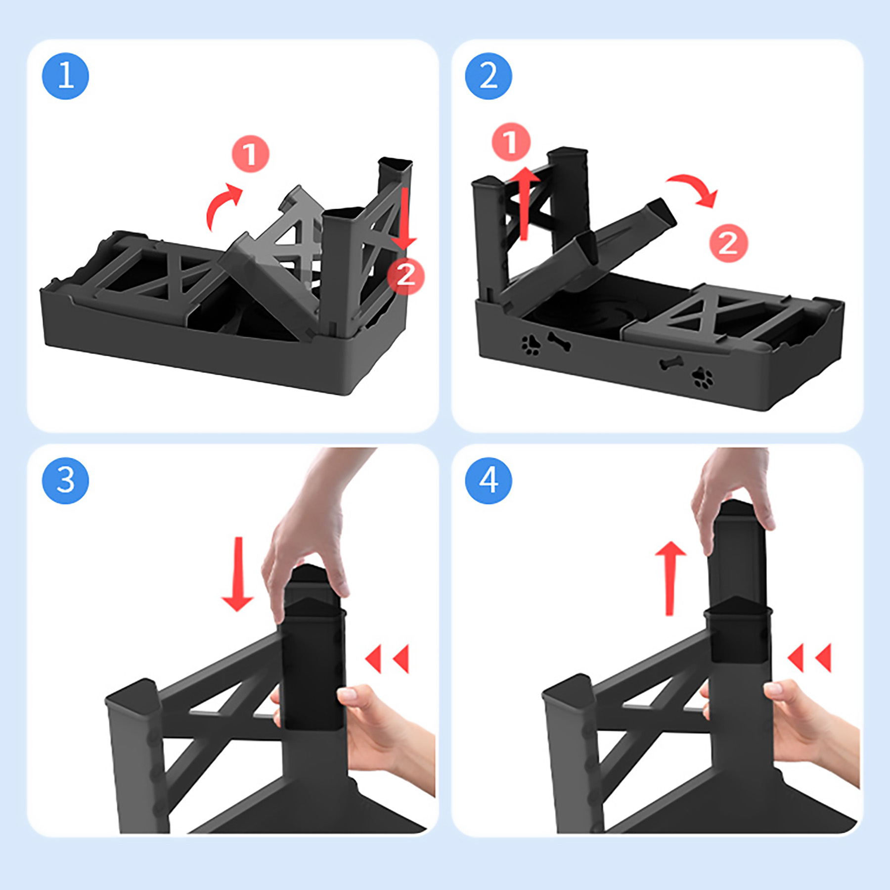 Abs High Foot Neck Protection Feeder 10
