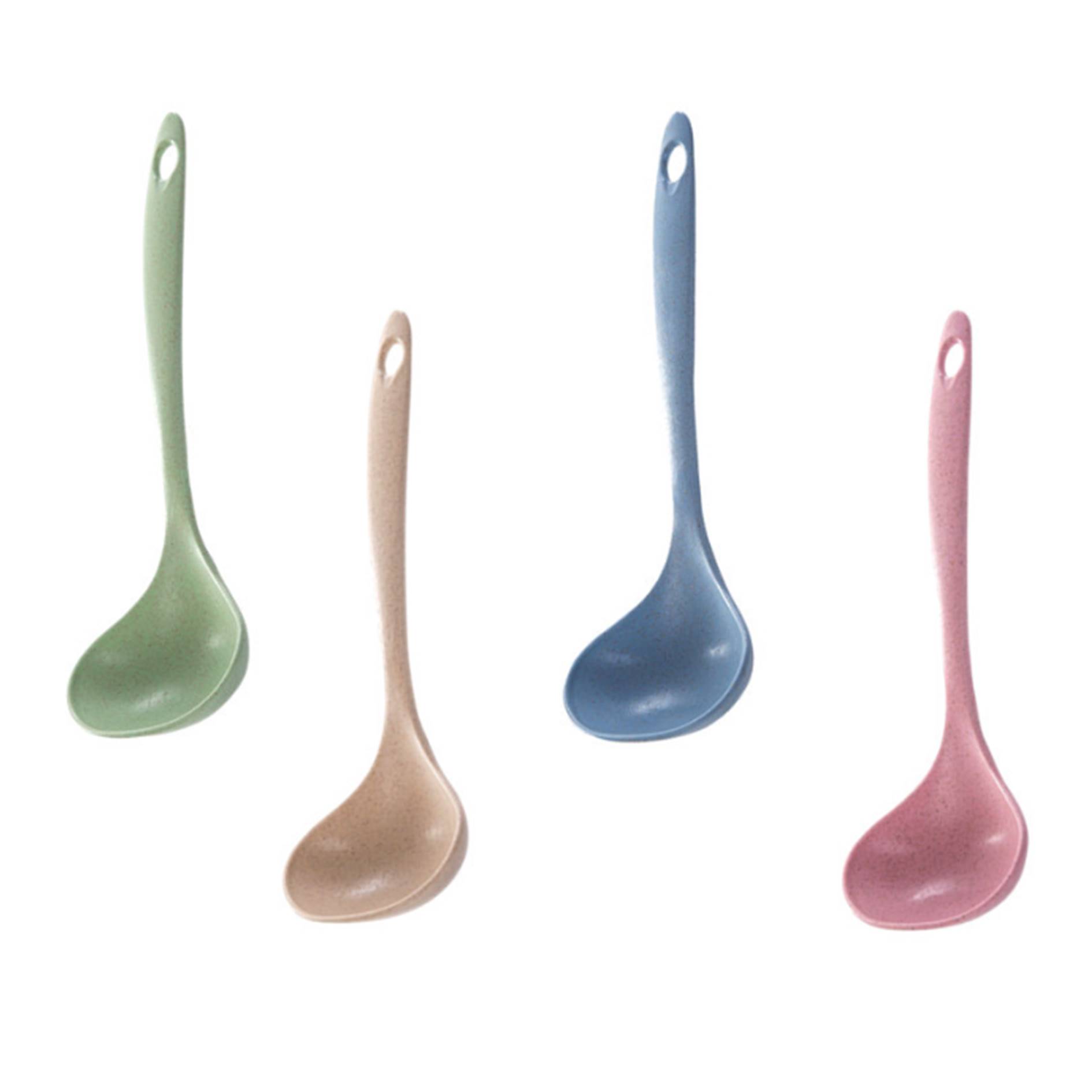 Wheat Straw Long Handle Spoon 2