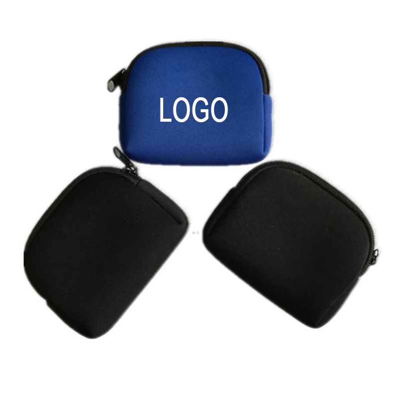 Neoprene Zip Pocket Pen Case Coin Bag 5
