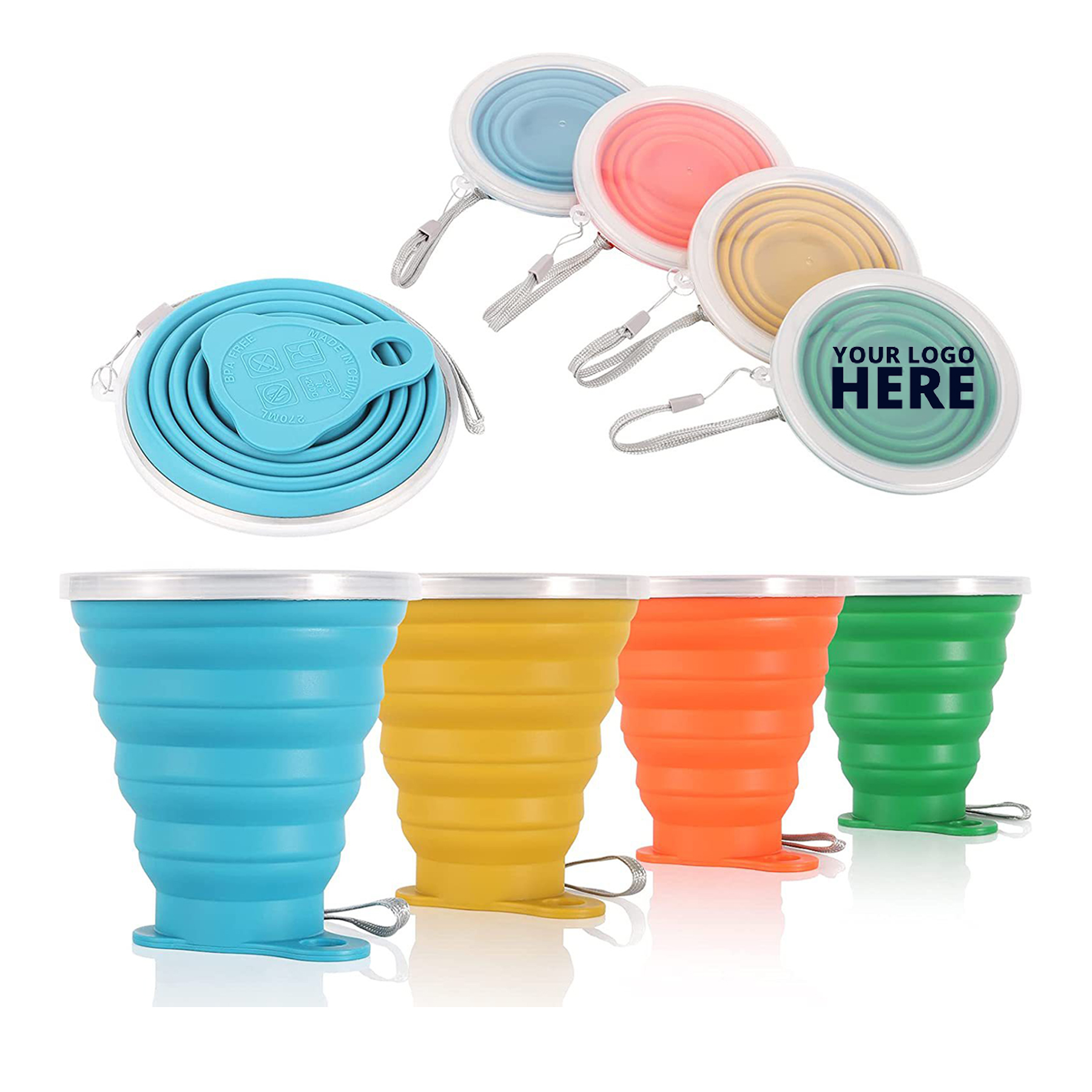 6 OZ Silicone Folding Cup 1