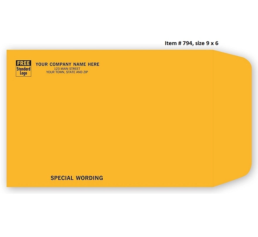 Envelopes, Kraft mailing: open end 3
