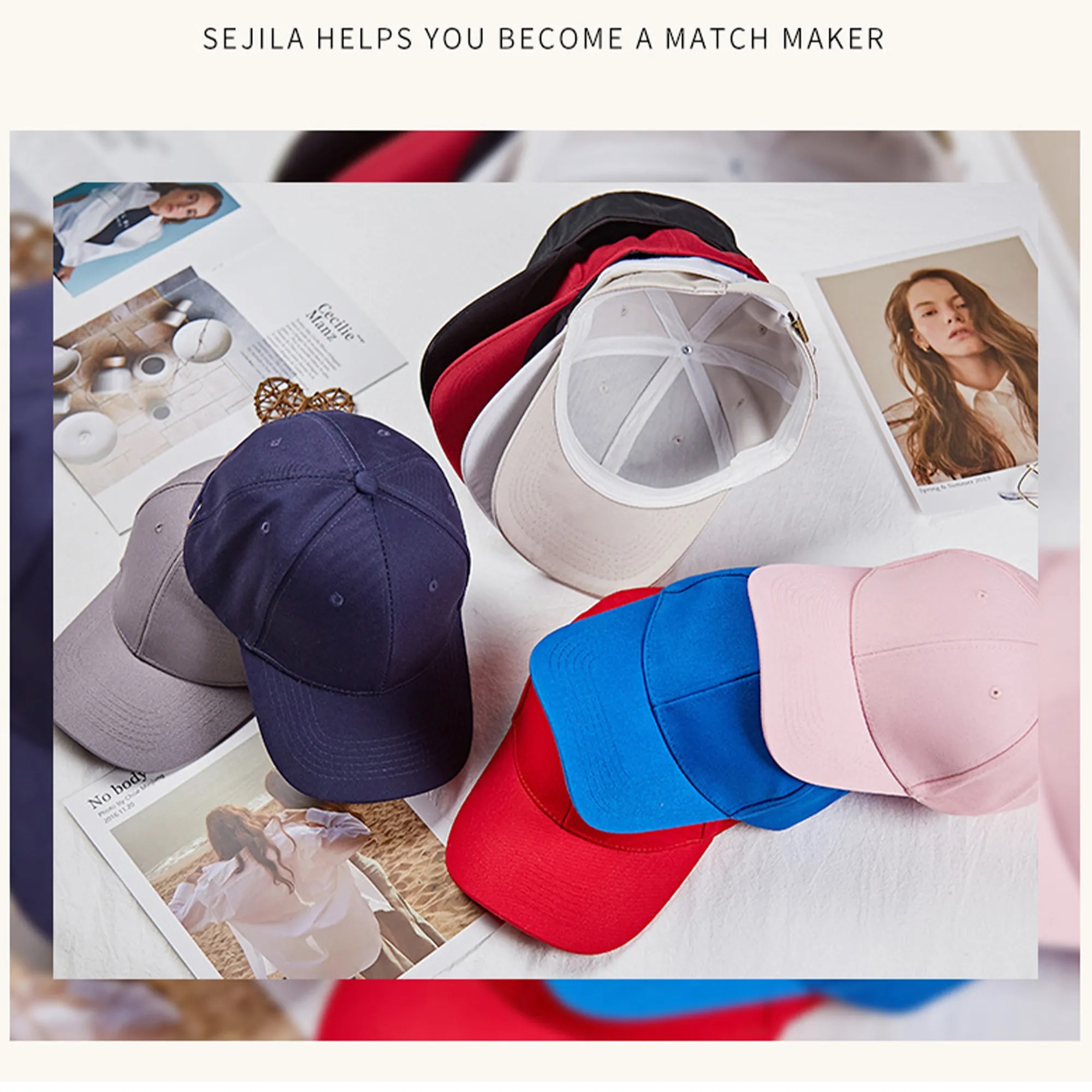 Sun Protection Adjustable Cotton Baseball Cap 4