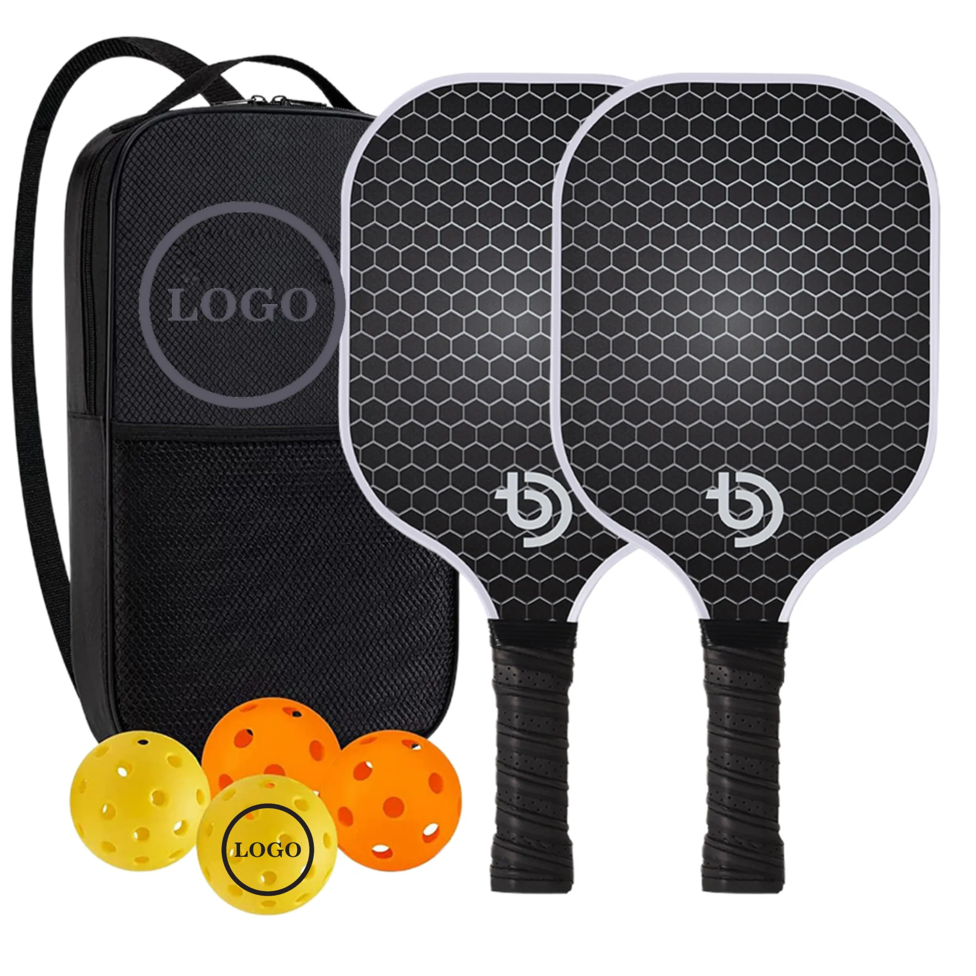 Fiberglass Pickleball Paddle Set 4