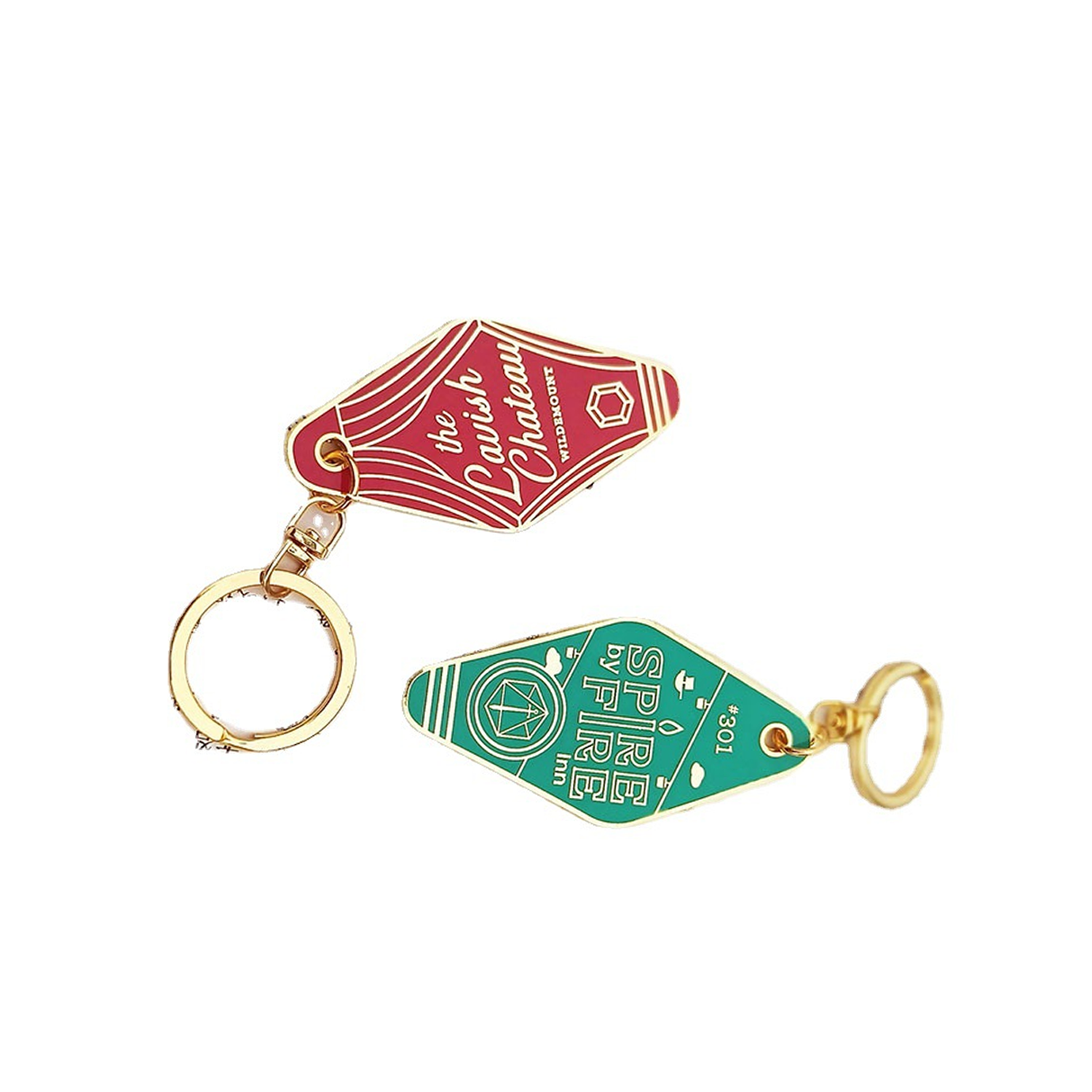 Retro Metal Keychain 5