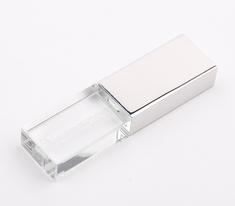 Crystal LED Light USB Flash Drive 2