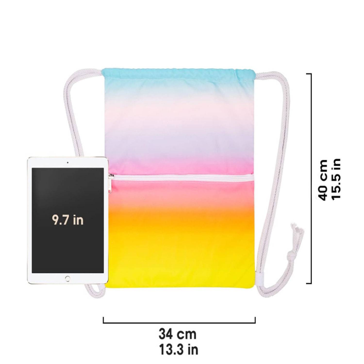New waterproof drawstring backpack w/ dual shoulders 8