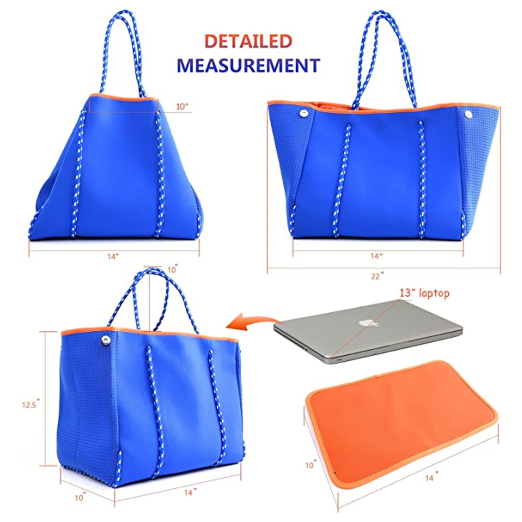 Neoprene Beach Tote Bag 2