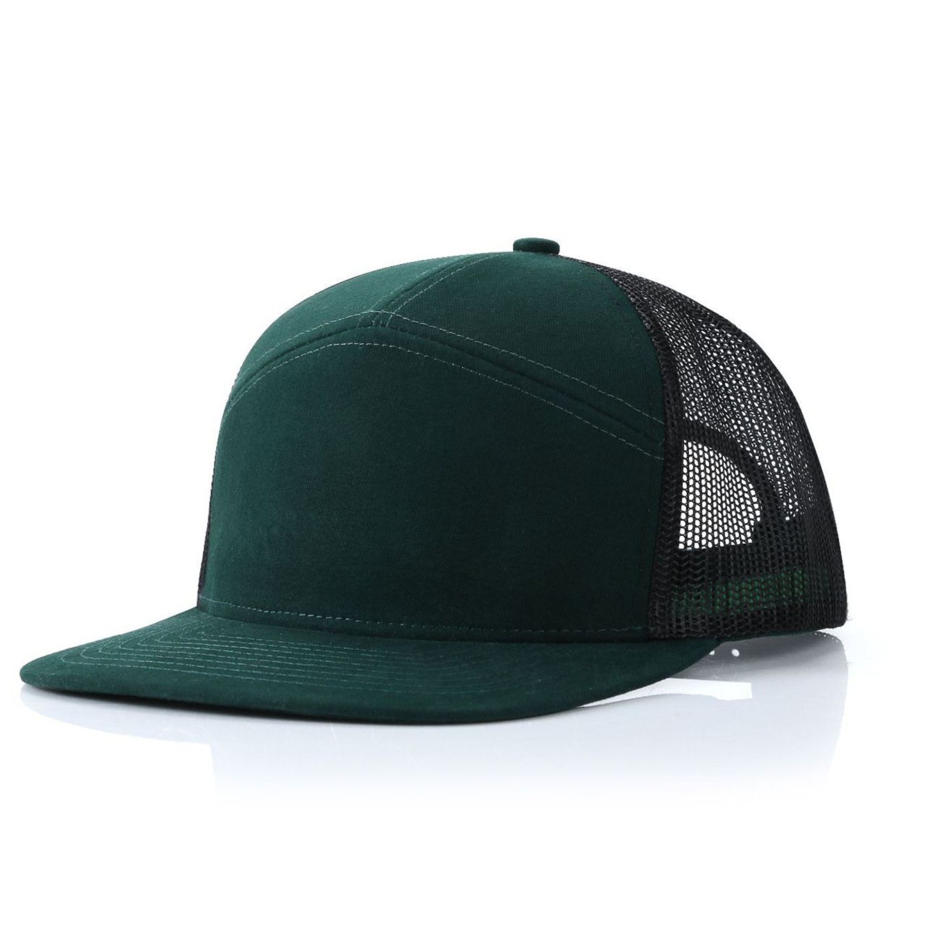 7 Panel Trucker Adjustable Snapback Cap 3
