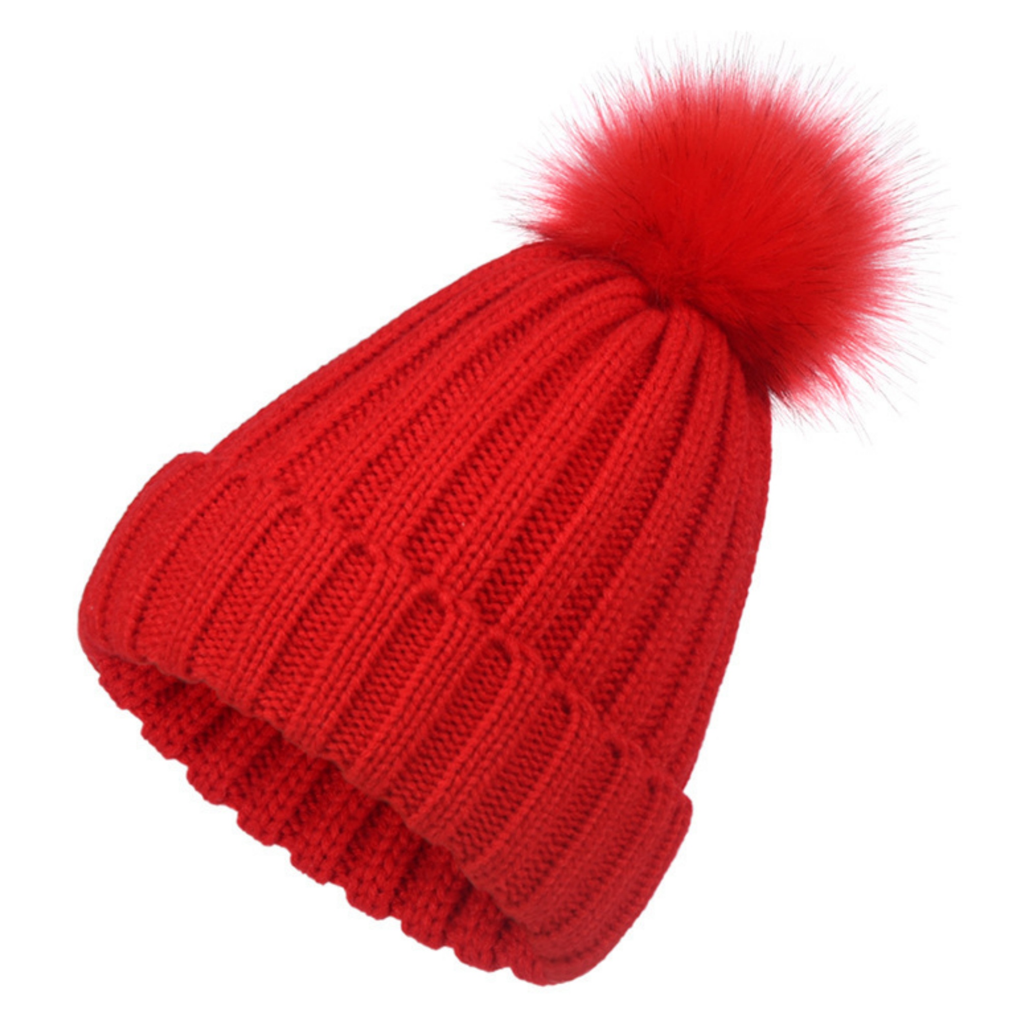 Women Winter Ski Hat with Pom 8
