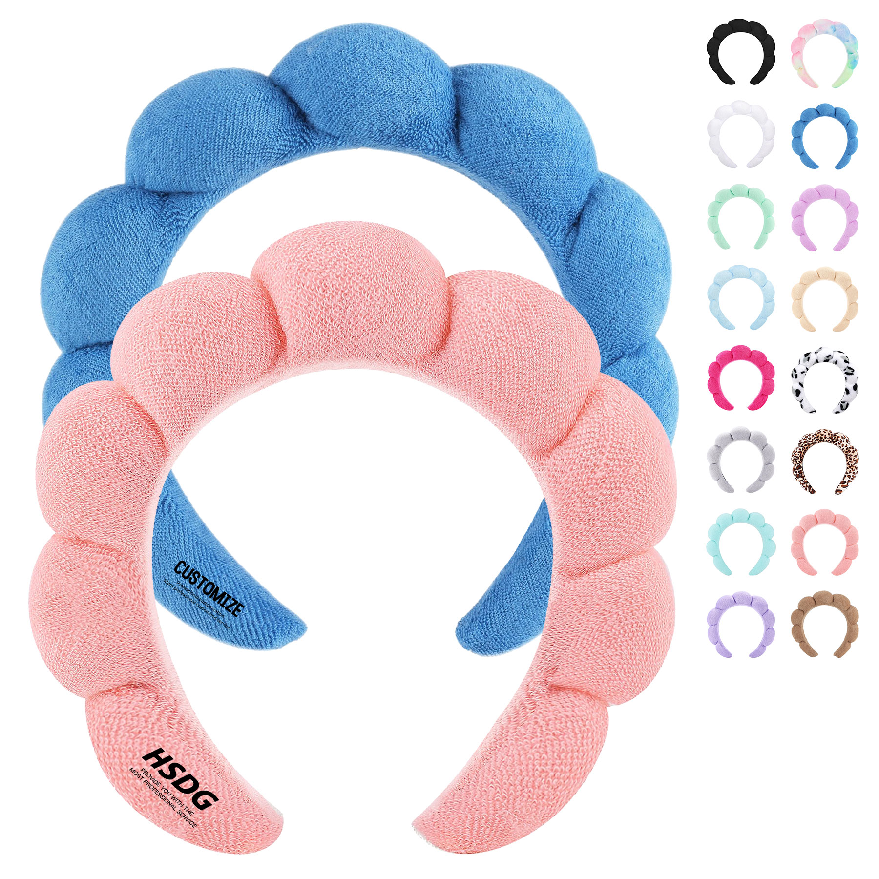 Embroidered Cloud Sponge Headband 1