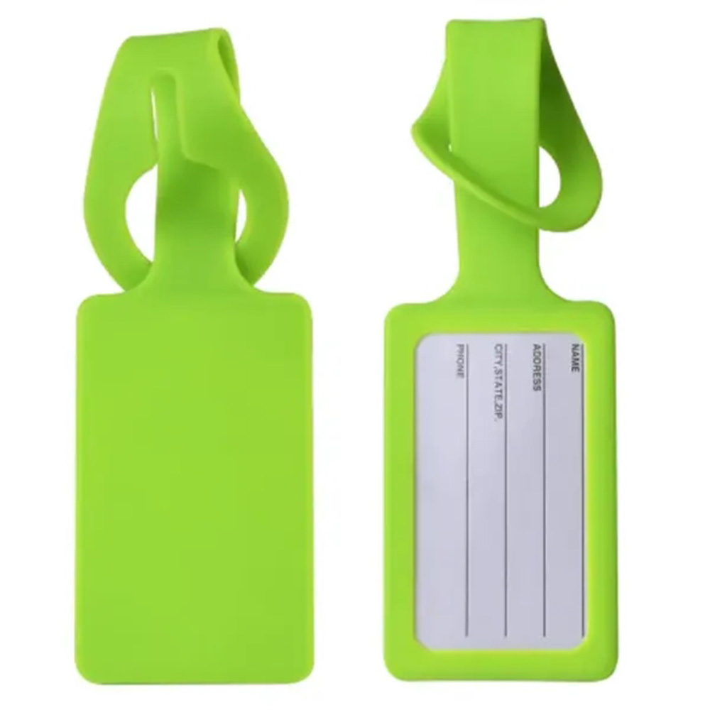 Rectangular Silicone Luggage Tag 13