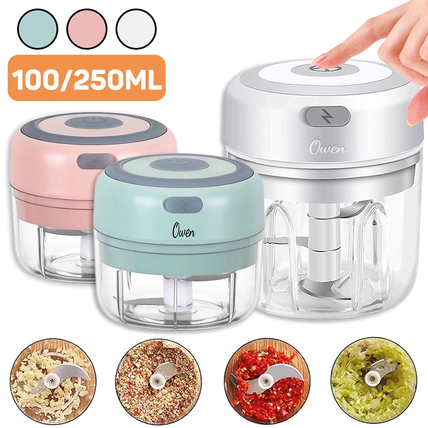 Portable Electric Garlic Masher 8