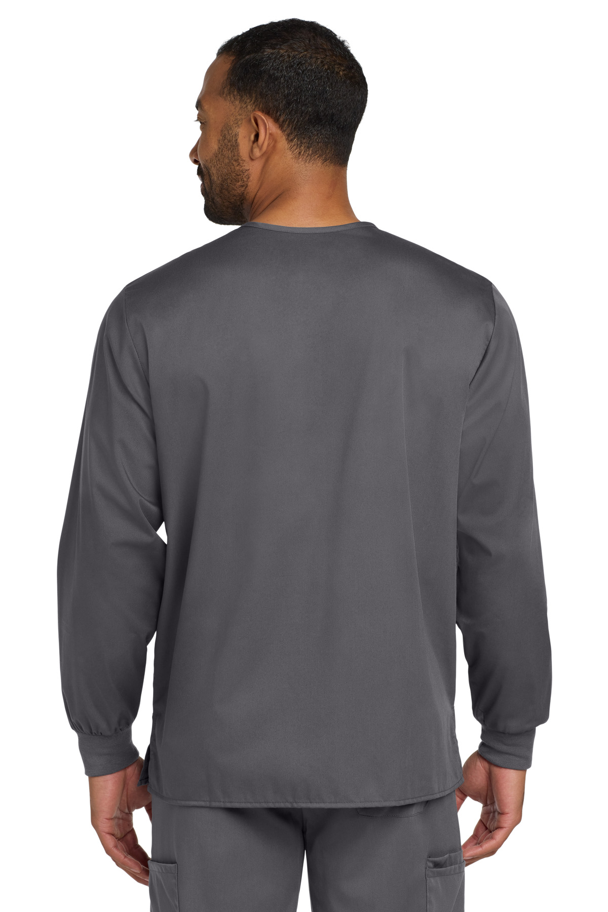 Wink® Unisex WorkFlex Snap-Front Scrub Jacket 6