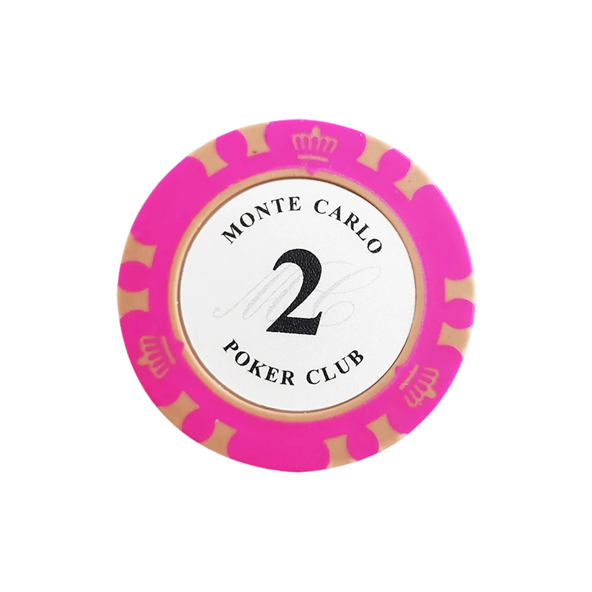 Clay Composite Crown Poker Chip Durable 3