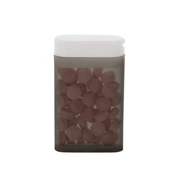 1 1/2" x 2 1/2" Rectangular Flip-Top Mint Dispenser 1