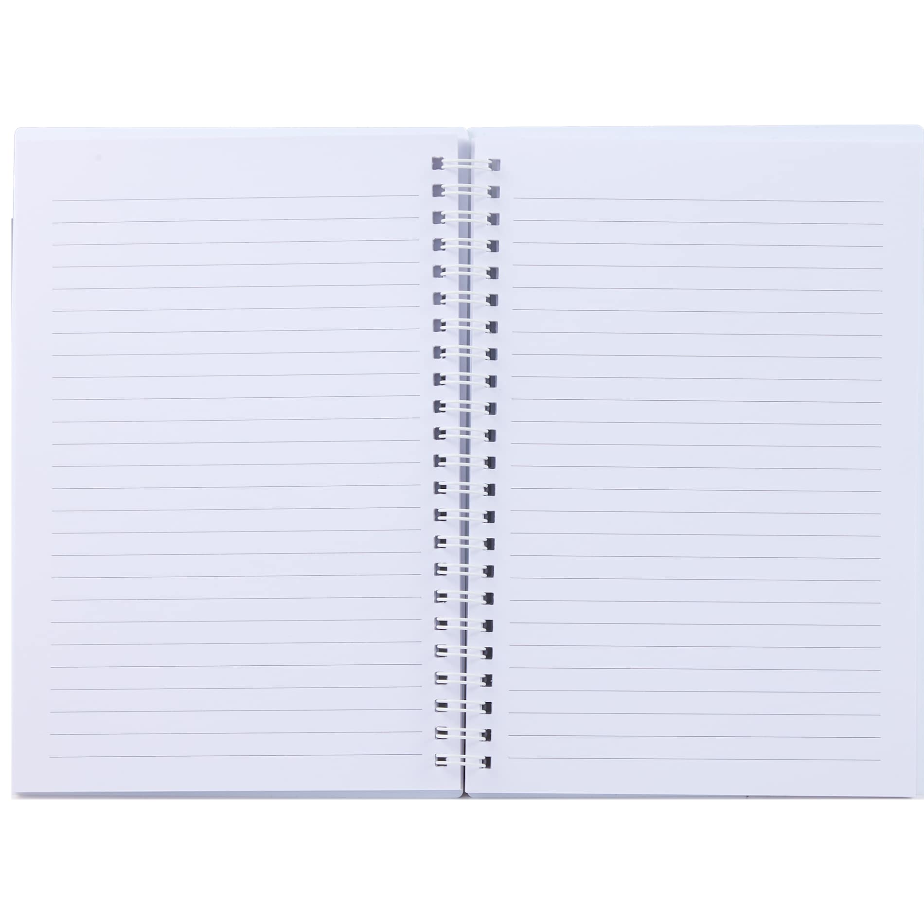 5.5" x 8.5" Spiral Notebook with Clear Pocket 210
