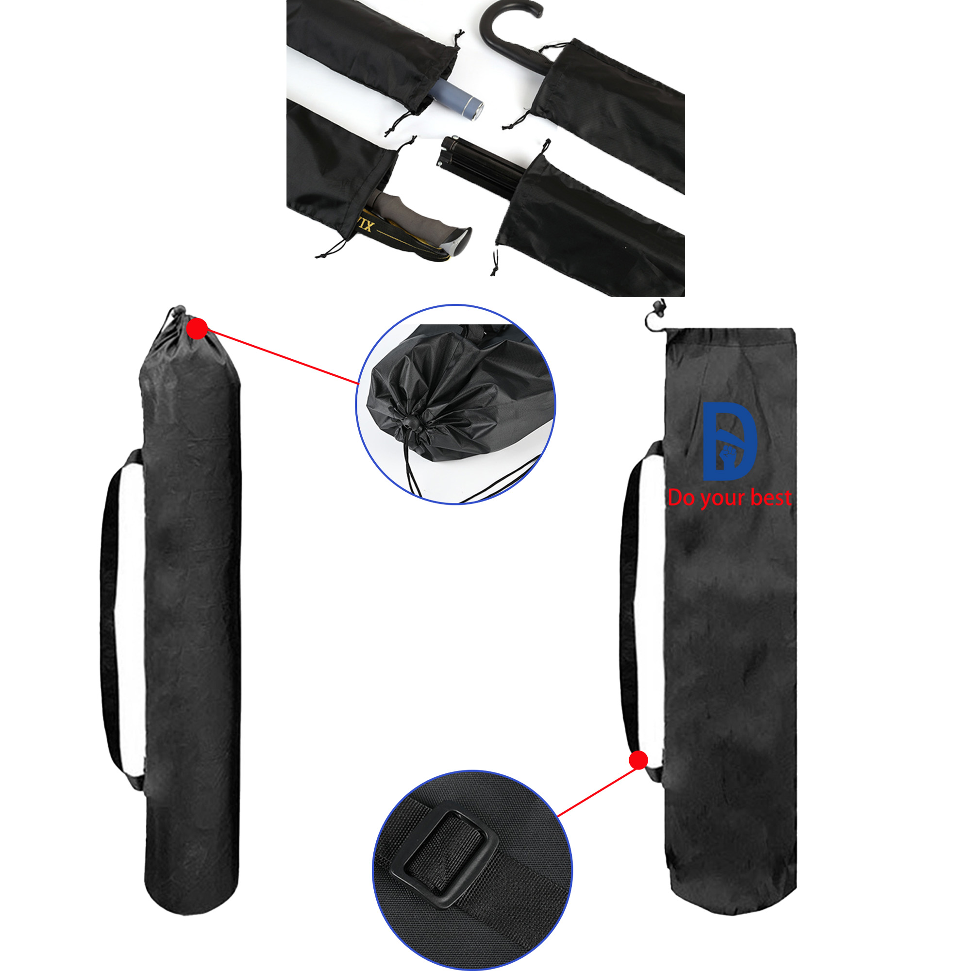 MOQ 50 Polyester Drawstring Storage Bag 3