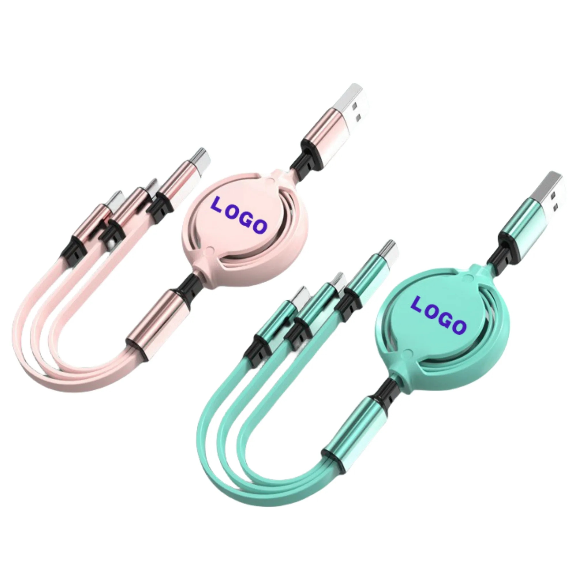 Universal 3 in 1 Multi Charging USB Cable Adapter 2
