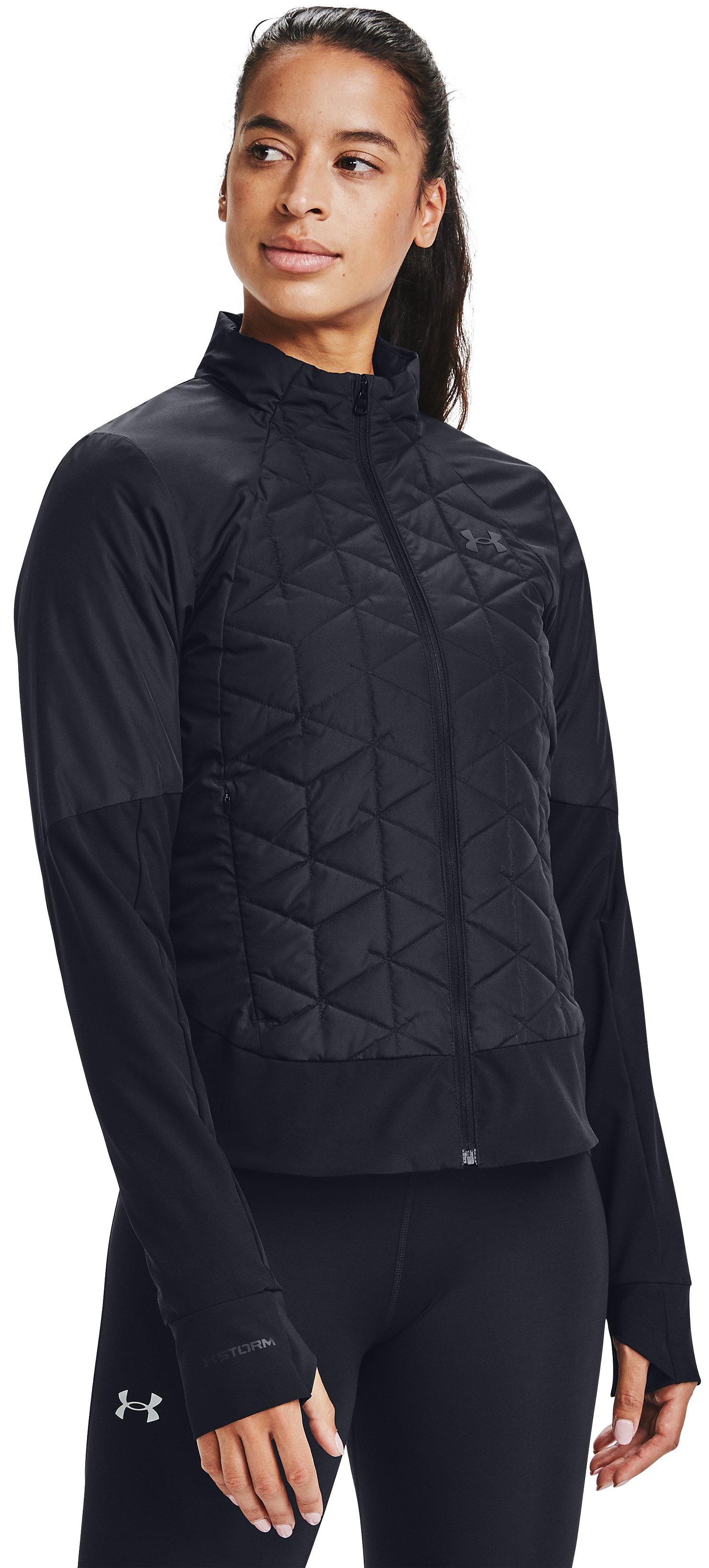Women's UA Storm ColdGear Reactor Run Hybrid Jacket 2