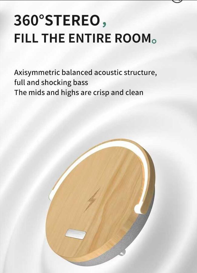 Wireless Speaker with10W Wireless Charger Touch Lig 6