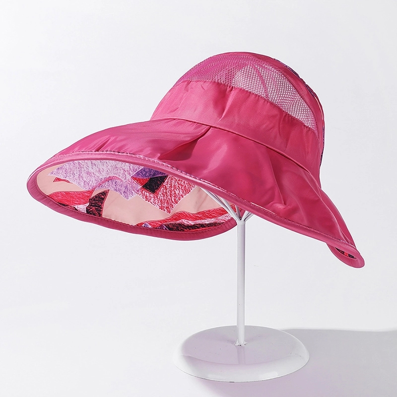 Empty Visor Cap For Women Wide Beach Sun Hats 7