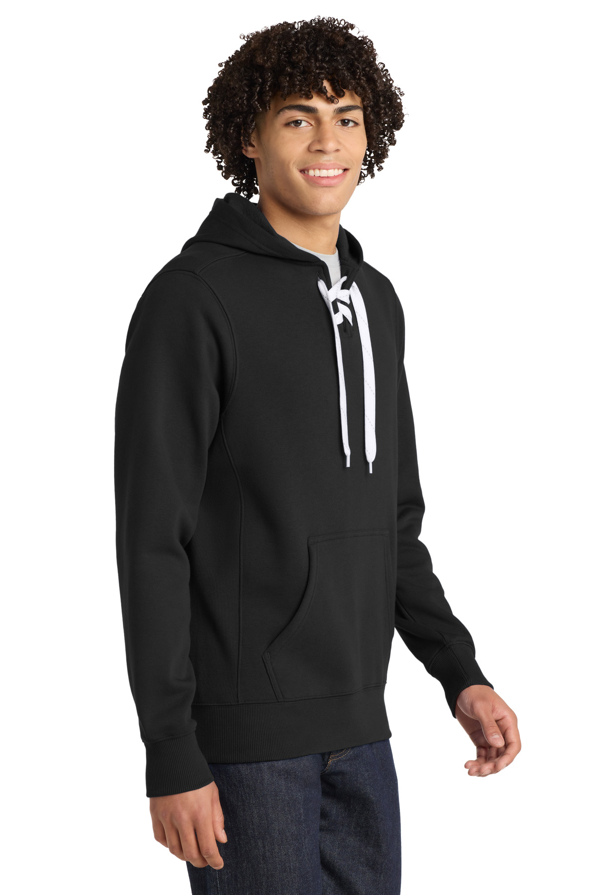 Sport-Tek Lace Up Pullover Hooded Sweatshirt. ST271 2