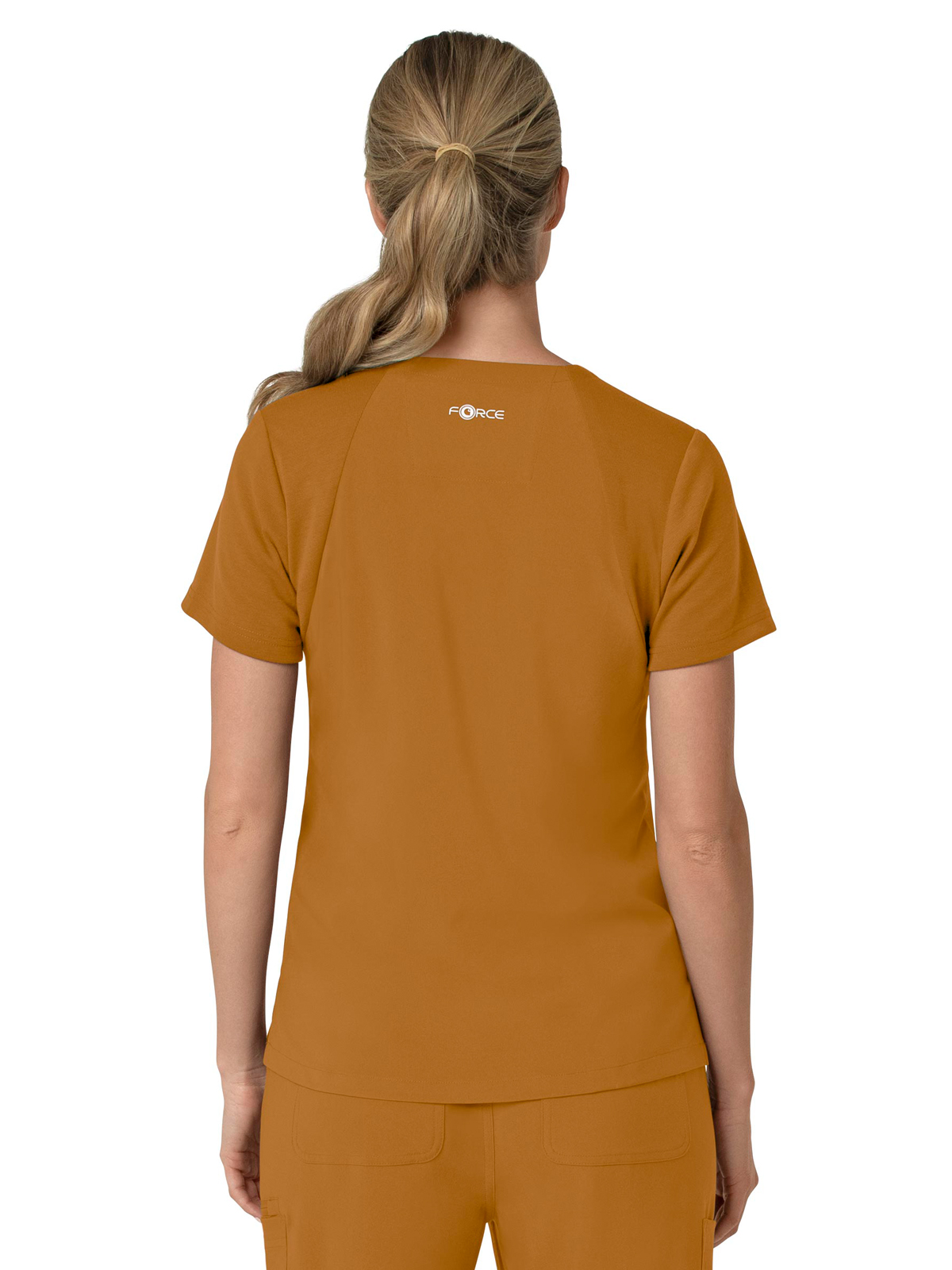 Carhartt Scrubs - Force Cross-Flex - Women's Three-Pocket Flex Panel V-Neck Top 4
