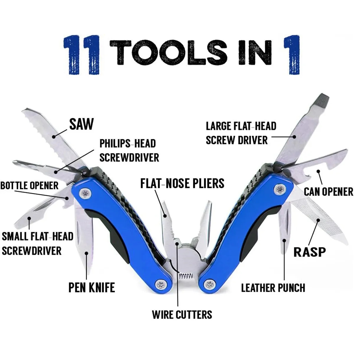 Utility Multi-Tool Piler Outdoor Pocket Knife Blades kits 5
