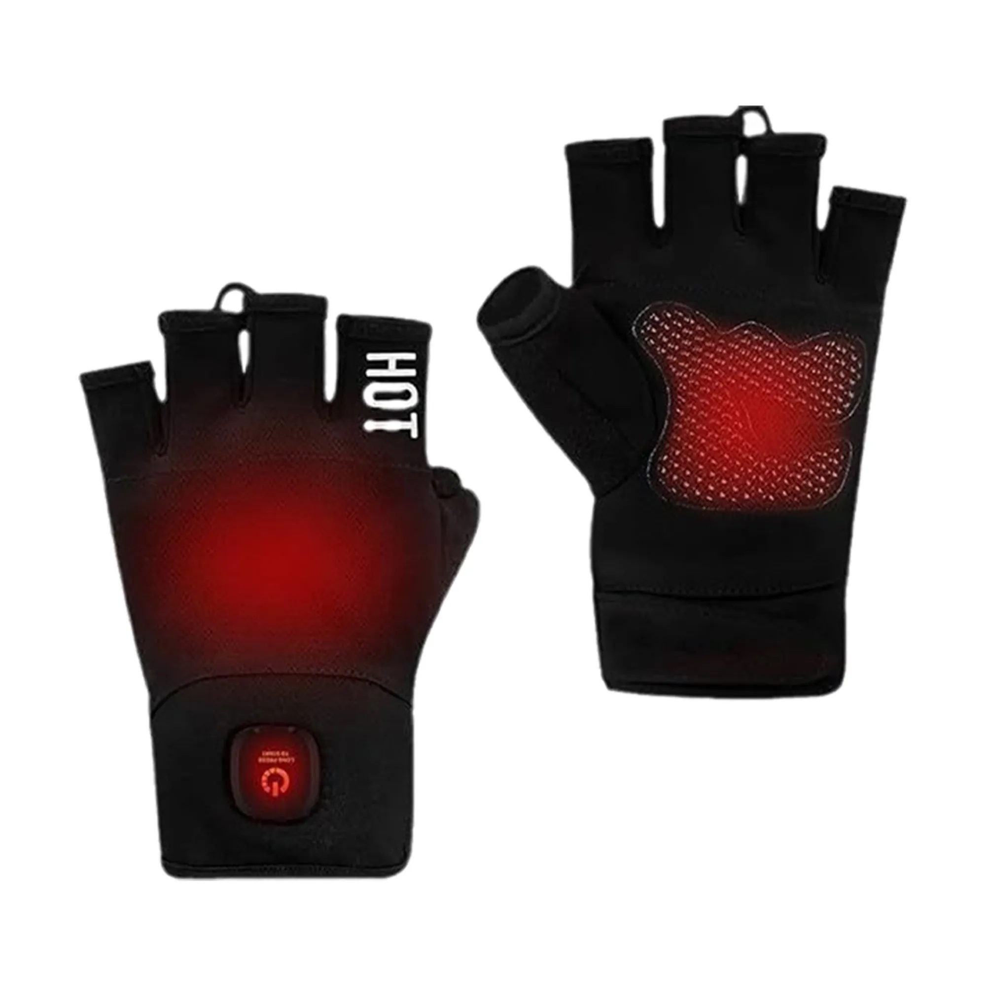 Heated Fingerless Gloves 7