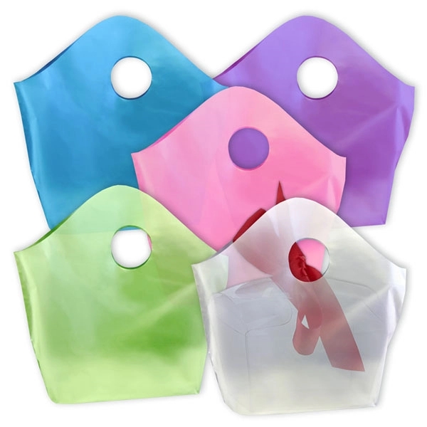 19" x 18" + 9.5" - Super Wave Top Handle Plastic Bags 3